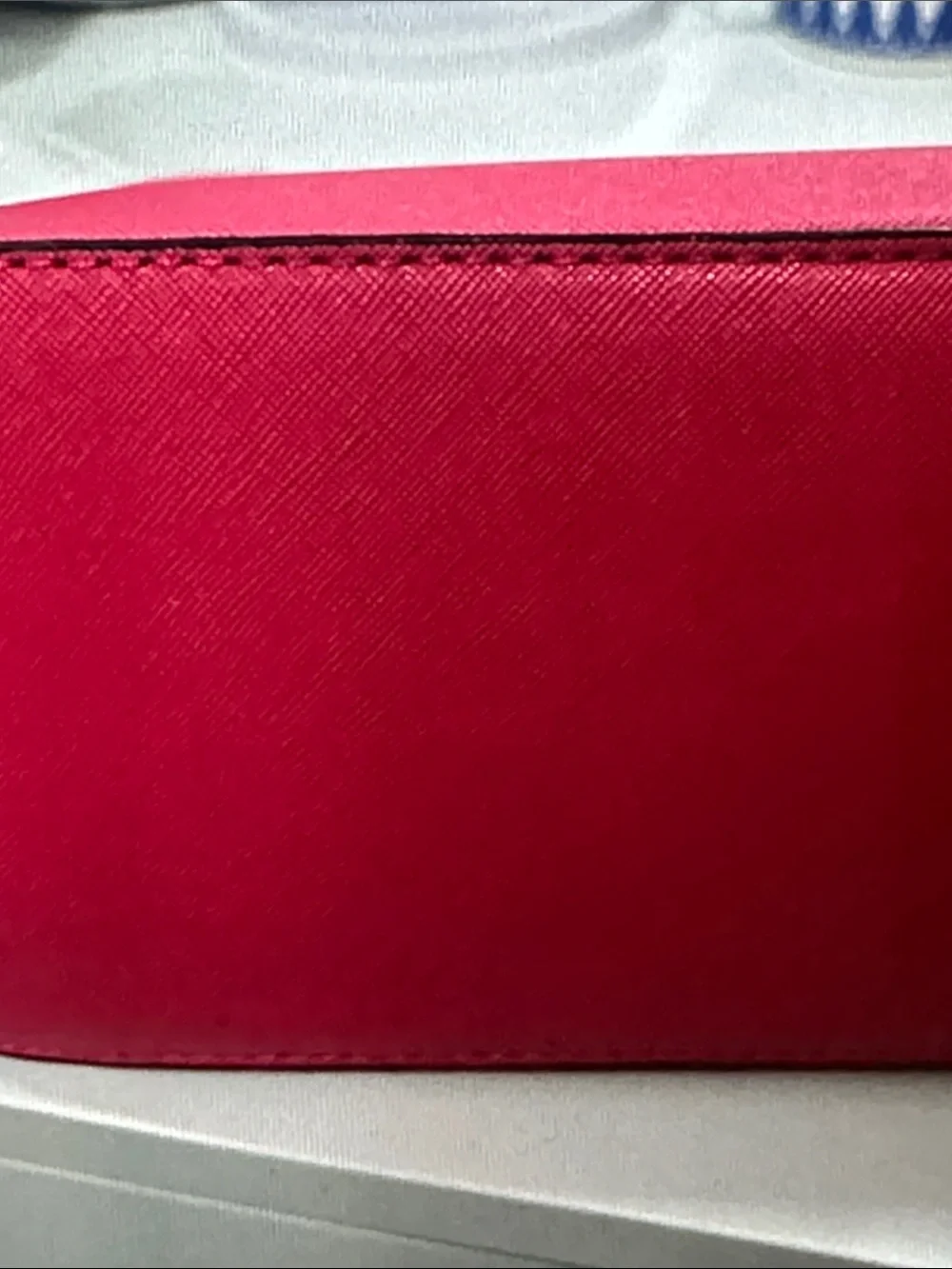 V Logo Top-Handle Satchel in Hot Pink